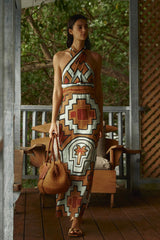 Maxi Vestido Energetic Patterns