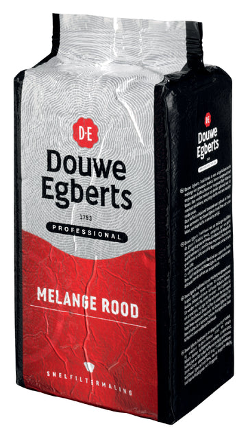 Douwe Egberts - Koffie douwe egberts snelfilter melange rood 1kg