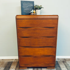 JB VanSciver Waterfall HighBoy 5-Drawer Dresser