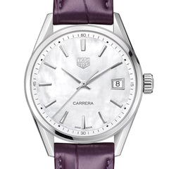TAG Heuer - Carrera 36 mm Women's Mother of Pearl Dial - WBK1311.FC8261