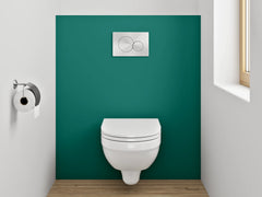 WC-Rückwand - RAL 6026 Opalgrün