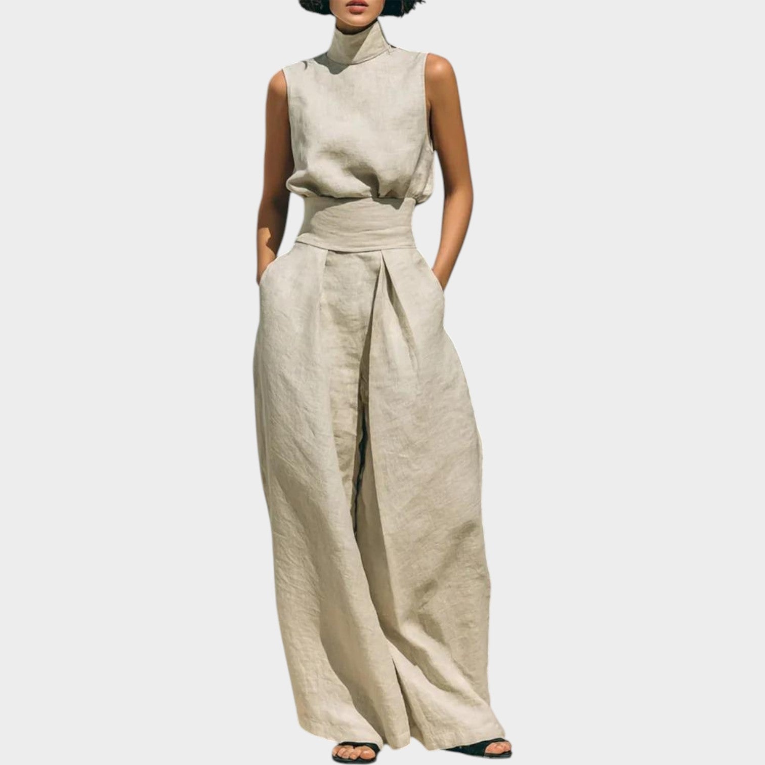 Elegant Wide Leg Jumpsuit