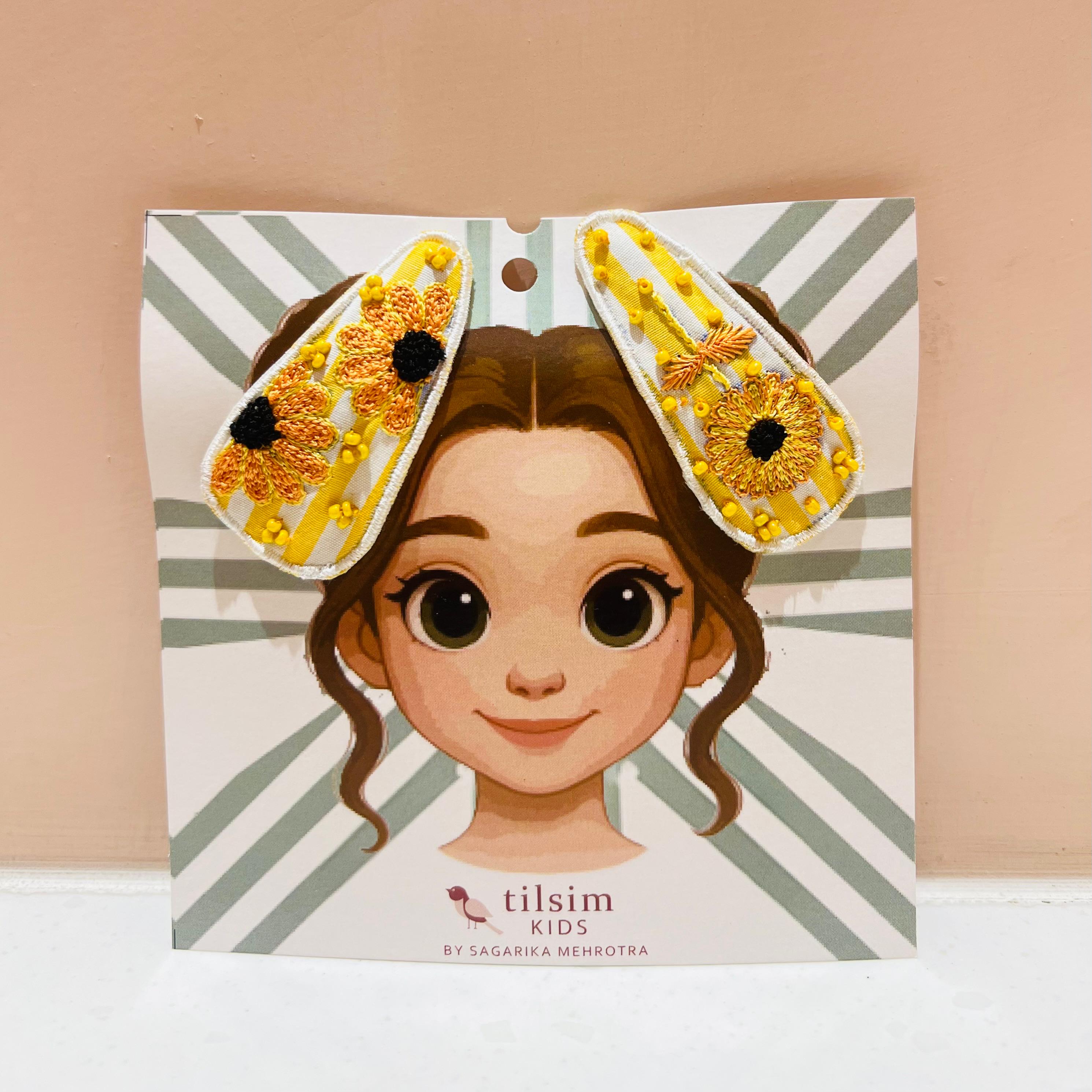 Sunny Bloom Hair Clips