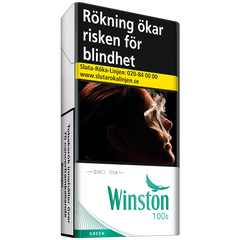 Winston Green 100s-Cigaretter-Tobax