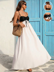 Embrace sunny days in this playful Women's Summer Bohemian Maxi Dress. Its breezy slip design keeps you cool and comfortable, perfect for beach strolls or holiday adventures. Flowing fabric and vibrant patterns add a carefree vibe to your summer wardrobe, making every moment feel like a joyful escape.