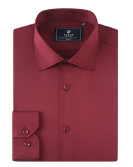 Perfect Dress Shirt (BURGUNDY)