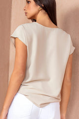 Olisa Stone Oversized Top