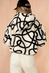 Polly Swirl Teddy Jacket