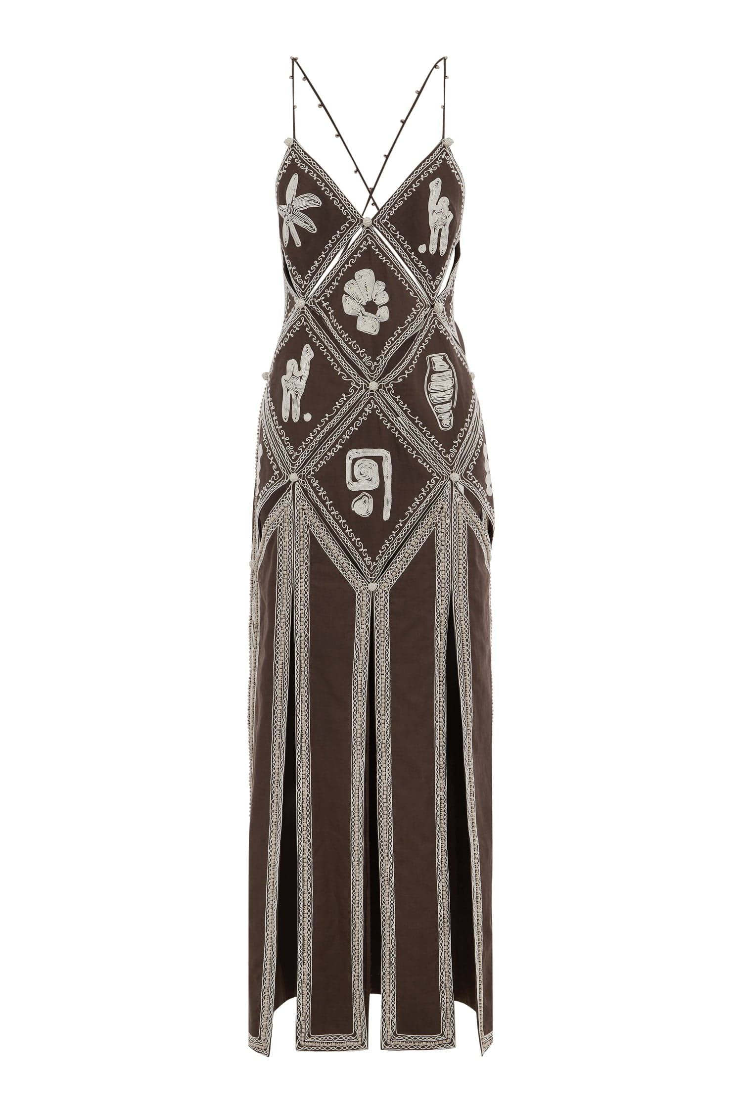 ALEMAIS CONTEMPORARY WARDROBE DRESS_MIDI LEANDRA CORDED SLIP MIDI DRESS