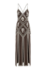 ALEMAIS CONTEMPORARY WARDROBE DRESS_MIDI LEANDRA CORDED SLIP MIDI DRESS