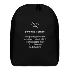Default Title Sensitive Content (Funny) Minimalist Backpack by Design Express