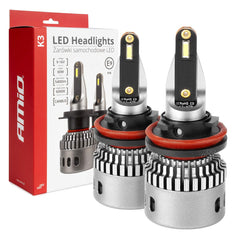 AMiO AMiO LED Mistlichten K3 - serie H8/H9/H11/H16 – 6000K Wit 12V CANBUS AMiO 1