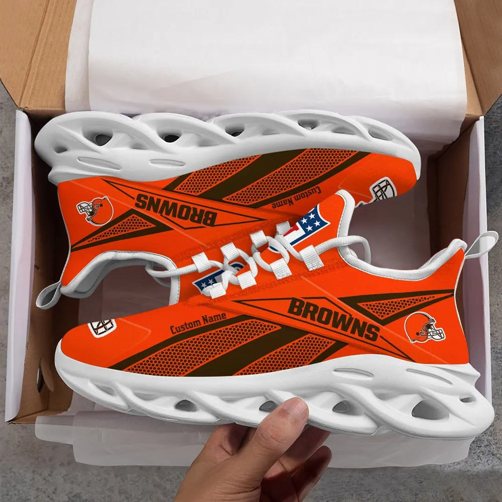 Ideafootwear Cleveland Browns Max Soul Shoes Sneakers For Men And Women 1