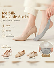 Women's Ice Silk Invisible Ultra-thin Stockings