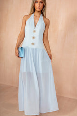 Judy Blue Halterneck Celestial Maxi Dress