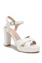 Betty White PU Platform Heels