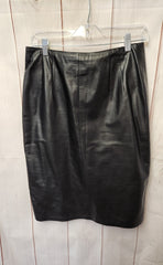 Bagatelle Women's Size 12 Black Leather Skirt