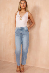 Connie Blue Mom Jeans