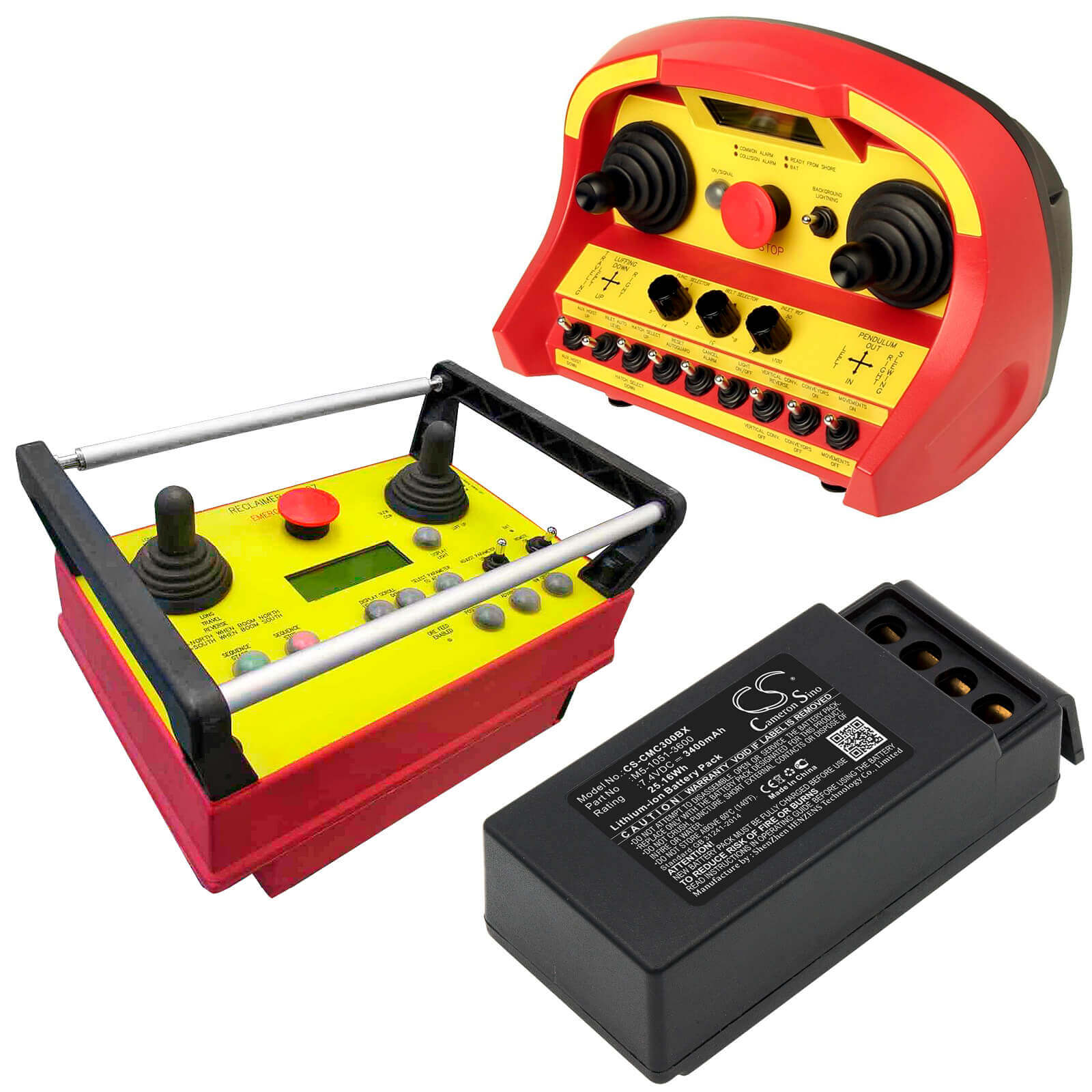 Crane Remote Battery For Cavotec, M9-1051-3600 Ex, Mc-3, Mc-3000 7.4v, 3400mah - 25.16wh Crane Remote Control Cameron Sino Technology Limited
