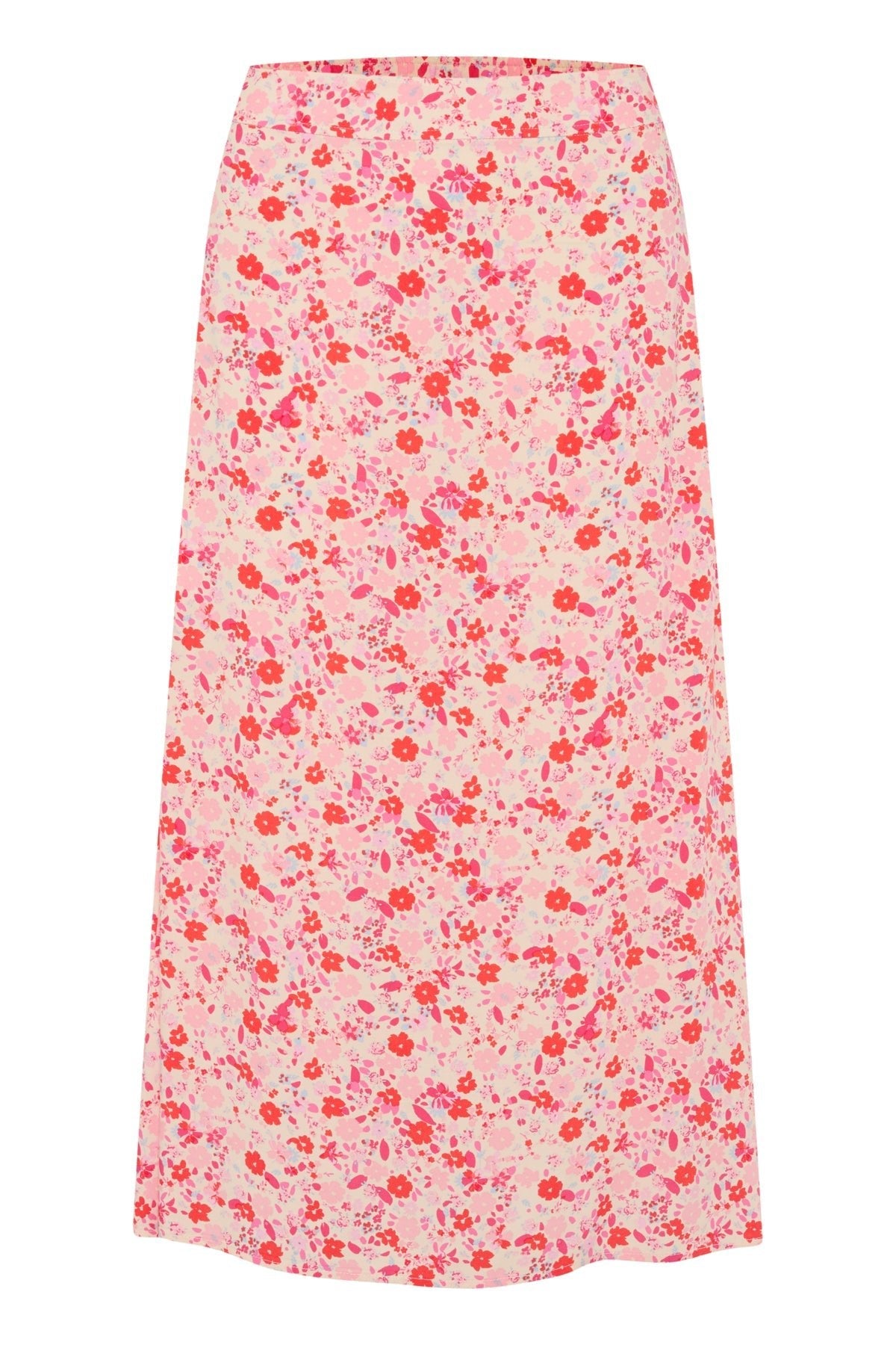 Biserapw Skirt Mandarin Red Mini Flower | Skjørt | Smuk - Dameklær på nett