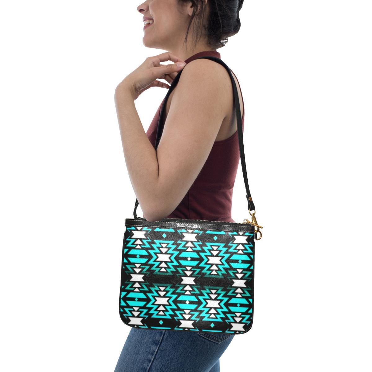 Black Fire Firefly Small Shoulder Bag (Model 1710) Small Shoulder Bag (1710) e-joyer
