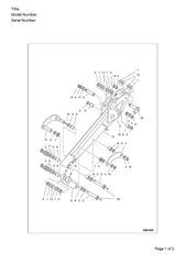 Bobcat TL360 Telehandler Parts Catalog Manual Instant PDF