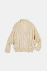 Grace Pima Cotton Cardigan in Natural