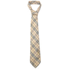 Vintage 2000s Burberry Nova Check Silk Tie