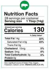 Pasture Raised Pork Lard 14 OZ