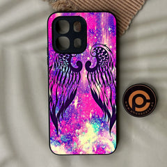 Oppo A6 4G - Angel Wings Design 9 - Premium Metal Printed Soft Bumper Shock Proof Case