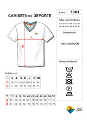 Camiseta deporte