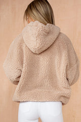 Polly Oatmeal Teddy Jacket