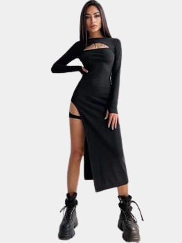 Chest Cut Out Dress