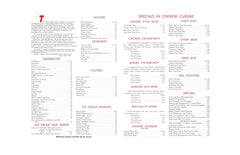 The Chi Gardens Regina Saskatchewan Canada 1950s Interior menu