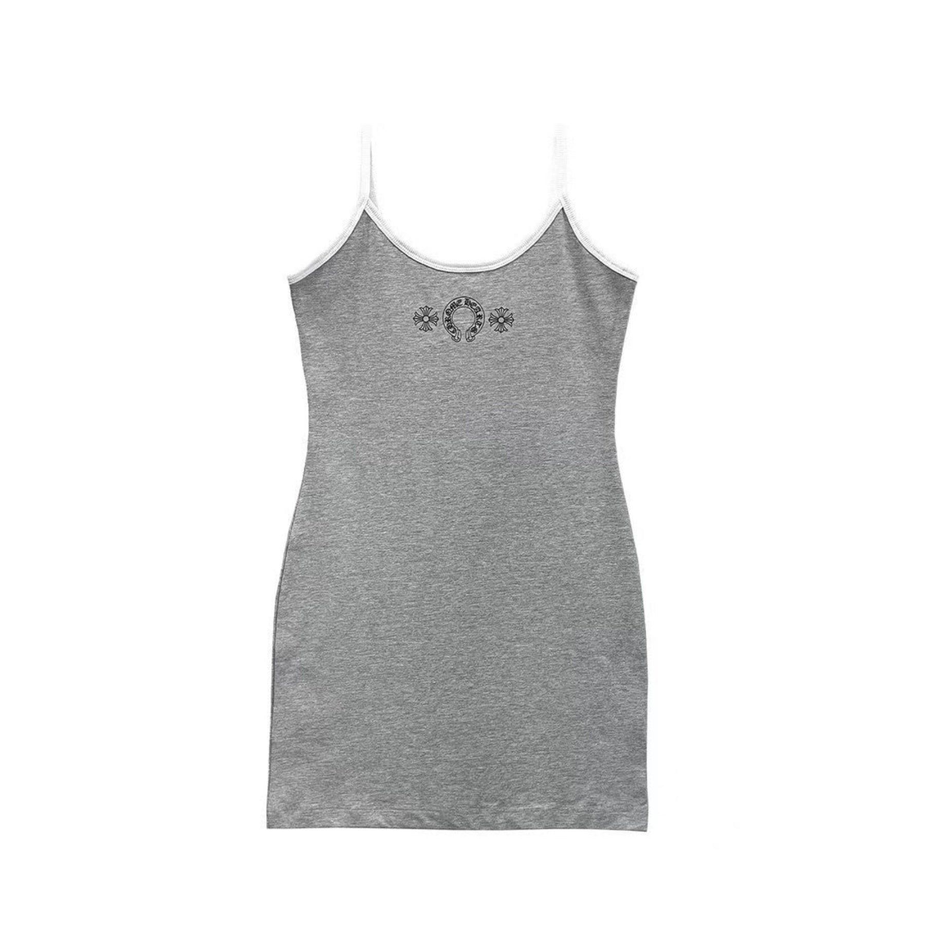 Chrome Hearts Gray Horseshoe Tank top Dress