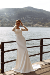 Classy Elegant Modest Wedding Dress - Long Sleeve Wedding Dress and Fitted Wedding Dress Plus Size - WonderlandByLilian