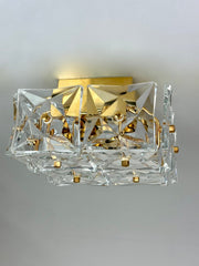 Hollywood Regency Stile, Deckenleuchte Kinkeldey, 1970er