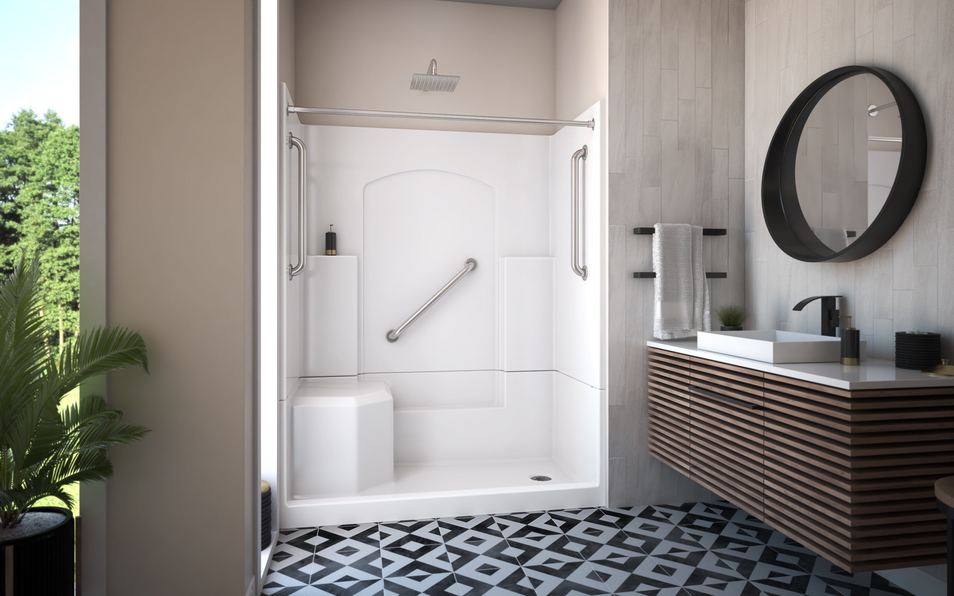 Accessible Living Alliance Plus Shower Kit Right Handed