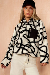 Polly Swirl Teddy Jacket