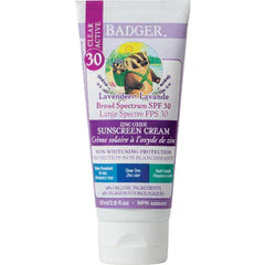 Badger Clear Zinc Sunscreen SPF30 87ml - Lavender (Dated 03/24)