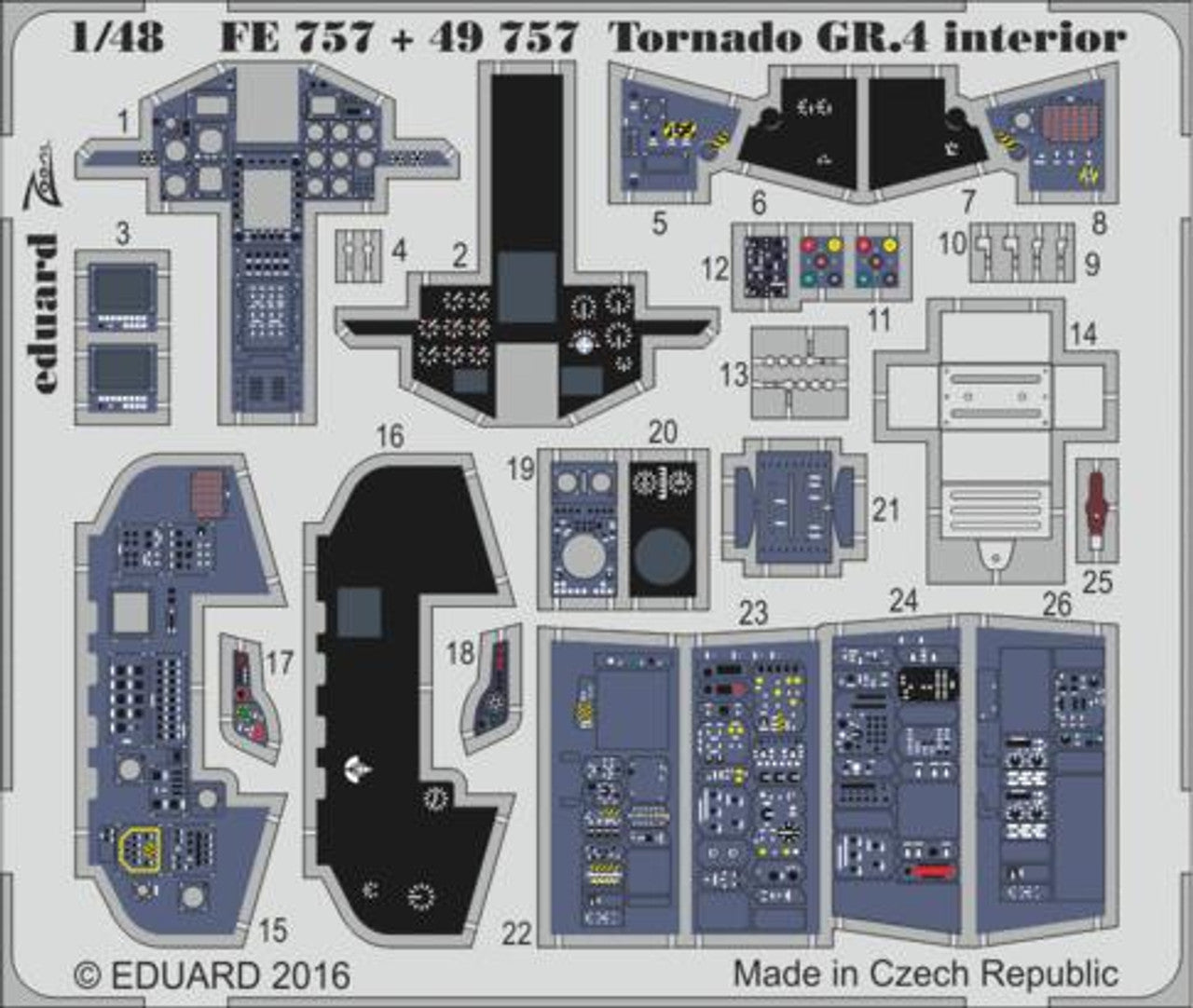 Eduard 1/48 Eduard Tornado GR.4 interior for Revell