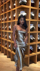 Sexy Prom Dresses Sleeveless Backless Prom Dress Birthday Outfits P384