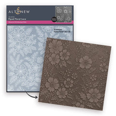Altenew 3D Embossing Folder Piped Floral Lace