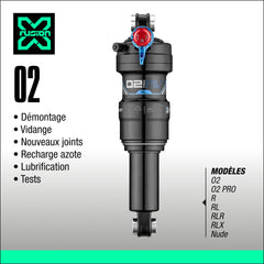 entretien amortisseur x-fusion O2