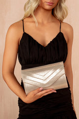 Stella Rose Gold Suedette Detachable Chain Bag