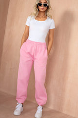 Olivia Candy Pink Oversized Joggers