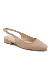 Dara Stone Suedette Slingback Shoe