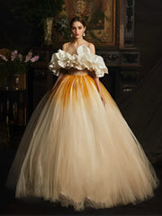 Custom Made Colored Wedding Dress Elegant Banquet Romantic Gown for Women YW251023