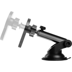 Magnetische Autohalterung mit Qi-Ladefunktion, verstellbar für Windschutzscheibe oder Armaturenbrett, schwarz, Fixed MagClick XL.