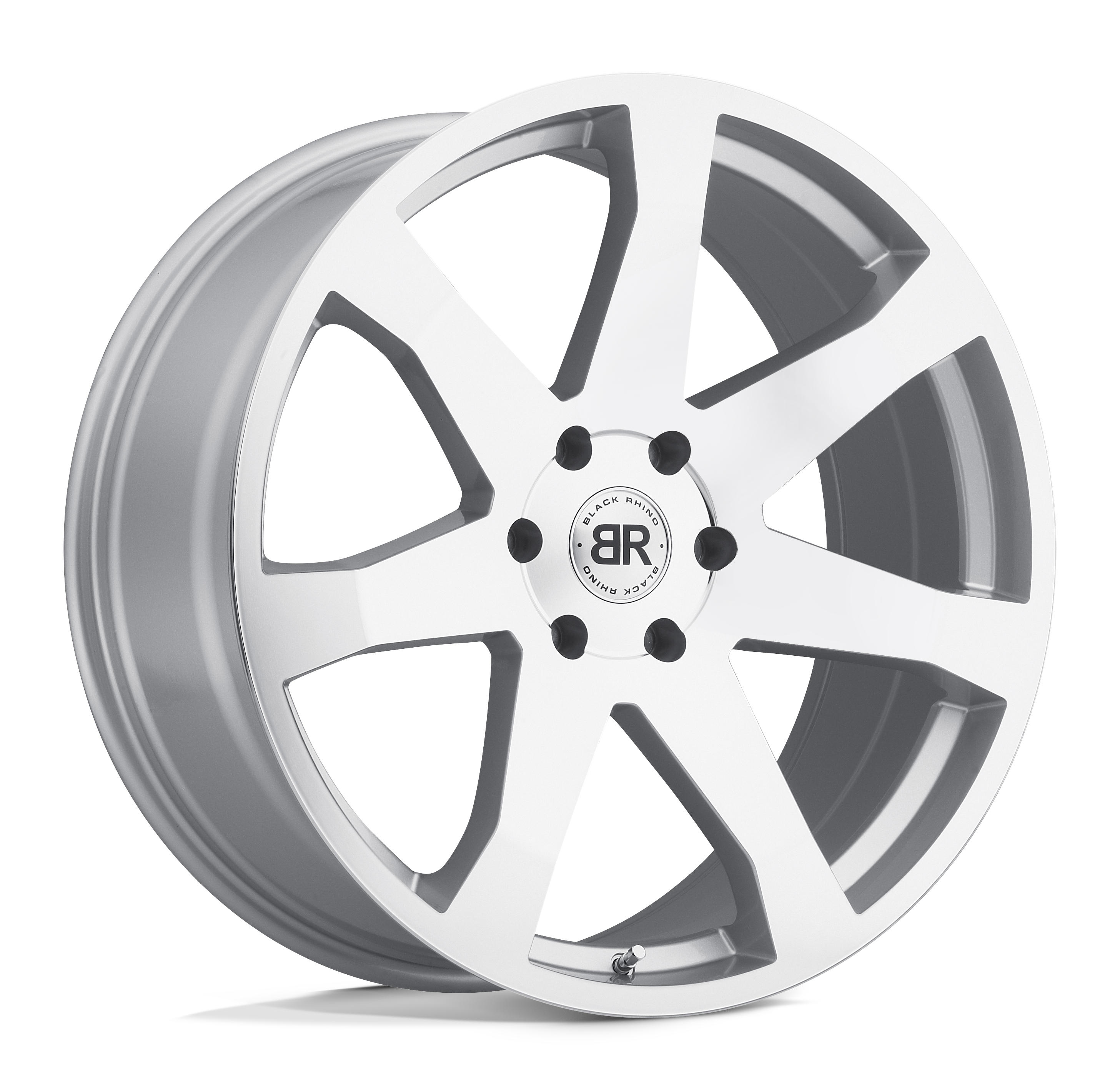 Black Rhino MOZAMBIQUE 20X8.5 15 6X139.7/6X5.5 SILVER W/ MIRROR CUT FACE